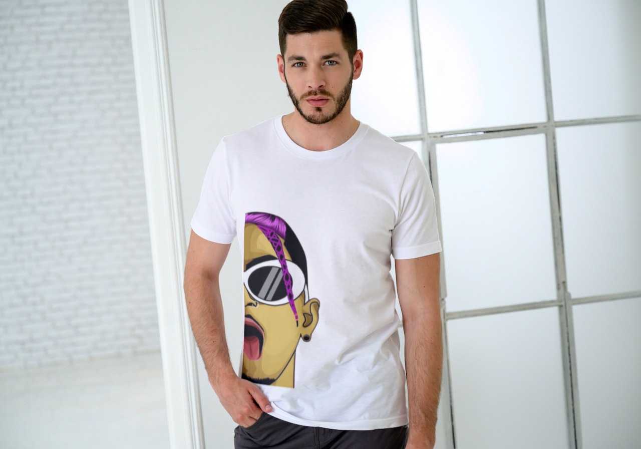 MC STAN One Side Trendy Cotton T-shirts - Funky Crabs