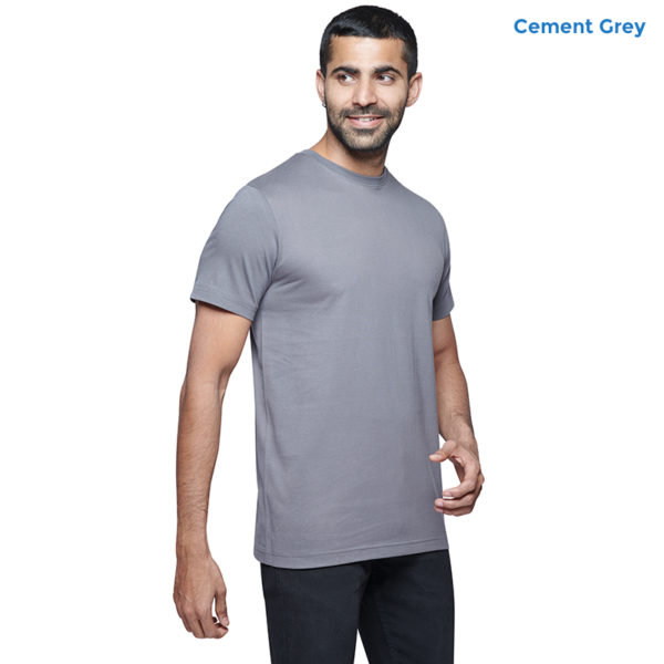 Premium Cotton Plain Cement Grey T-shirt