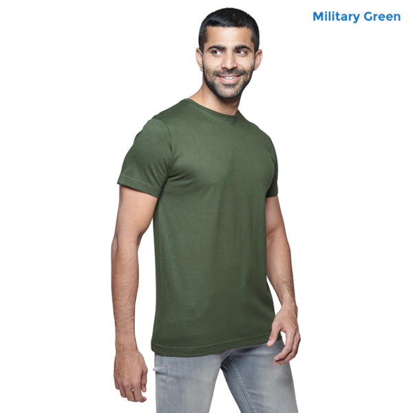 Premium Cotton Plain Military Green T-shirt