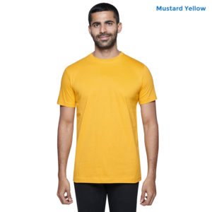 Premium Cotton Plain Mustard Yellow T-shirt