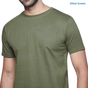 Premium Cotton Plain Olive Green T-shirt