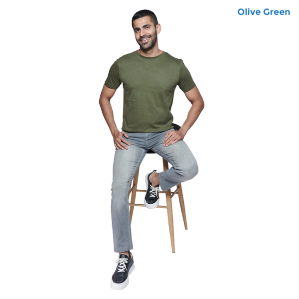 Premium Cotton Plain Olive Green T-shirt