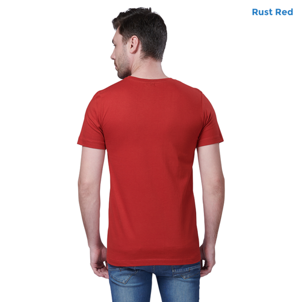 Premium Cotton Plain Rusty Red T-shirt